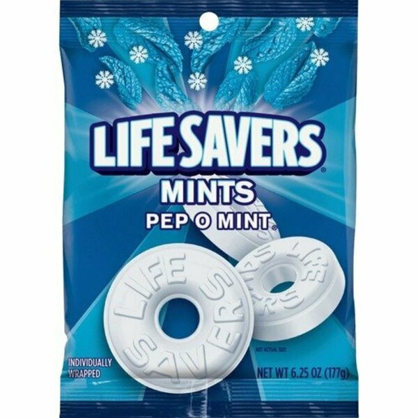 Mars Life Savers Mints, Pep-O-Mint, 6.25 oz. Bag MRS08503